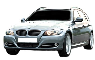 kfz-premiumteile24 KFZ-Ersatzteile und Fußmatten Shop, Gummimatten passend  für BMW 3er E90 E91 Premium Qualität Auto Fußmatten Allwetter schwarz  4-teilig