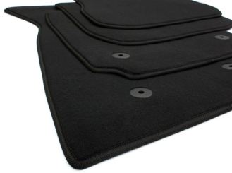 Fußmatten passend für Audi A4 8D B5 Velours in Premium Qualität Autoteppich 4-teilig schwarz Avant + Limousine 