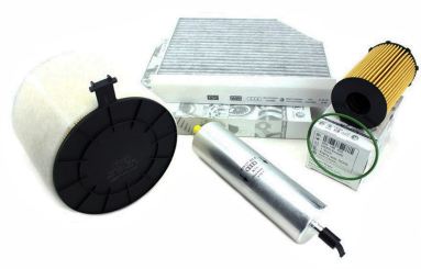 Original Audi Teile Inspektionspaket V6 TDI A4 8K A5 8T Q5 8R Motor Filter Service 3.0 TDI 4-teilig ab 2012 