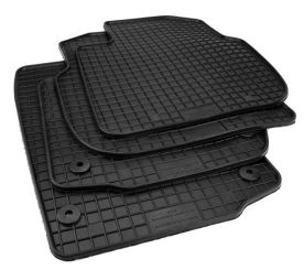 Gummimatten passend für Seat Toledo 4 (KG) 2013-2019 Fußmatten Allwetter Premium Qualität Automatten 4-teilig schwarz 
