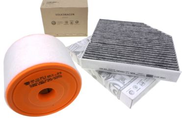 Original Audi Teile A6 4G A7 4G 1.8L 2.0L Motor Inspektionspaket Filter Service 2-teilig 4-Zylinder 
