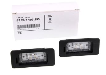 Original BMW LED Kennzeichenleuchten Beleuchtung passend für BMW 1er 2er 3er 4er 5er X1 X3 X4 X5 X6 Nummernschildbeleuchtung 