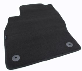 Fußmatte Fahrermatte passend für Opel Corsa D + Corsa E / OPC Velours Stoffmatte Autoteppich Premium Qualität 