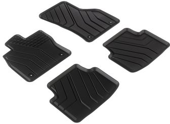 Fußmatten passend für Audi A3 S3 RS3 (8V) Gummimatten Allwetter Automatten 3D Premium Qualität 4-tlg. schwarz 