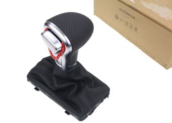 Original Audi Q7 4L S-Line Schaltknauf Automatik Sport Leder Q7 4L V12 TDI Alu Wählhebel Tiptronic Sportschaltknauf 