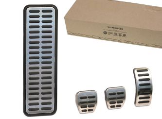 Original Pedalkappen für Audi A1 A1 Sportback 8X Pedale Fußstütze S1 Sportback Pedalset edelstahl 