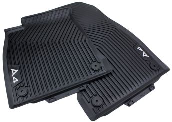 Original Audi Gummimatten A4 (8W B9) Fußmatten Allwetter Premium Matten vorne Schwarz 