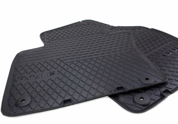 Original Gummimatten VW Golf 5 6 Plus (5M) Fussmatten Allwetter 2-teilig vorne schwarz 