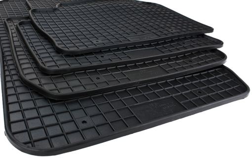Gummimatten passend für BMW 3er F30 F31 Touring Gummi Fußmatten Premium Qualität Auto Allwetter Matten schwarz 4-teilig 