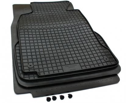 Gummimatten passend für BMW 5er E39 Premium Qualität Auto Fußmatten Allwetter schwarz 4-teilig 