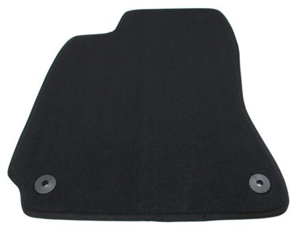 Fussmatte Fahrermatte passend für VW Passat 3B + 3BG Velours Qualität schwarz Druckknopf rund 