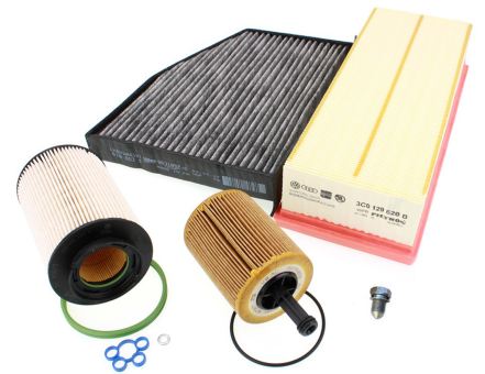 Original Teile VW Audi Seat 1.9L 2.0L TDI Inspektionspaket Filter Motor A3 Golf 5 Passat 3C Touran Caddy Toledo 