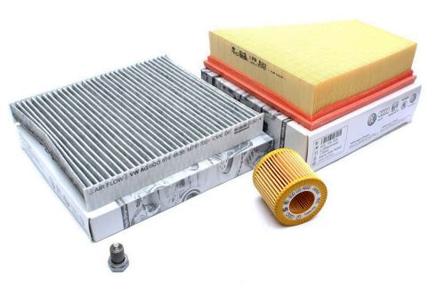 Original VW Filter Inspektionspaket Polo 9N 1.2L Benzin Motor BMD BBM 3-Zylinder Ölfilter Luftfilter Pollenfilter 