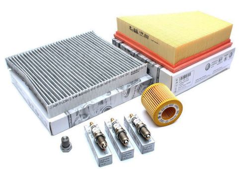 Original VW Filter Inspektionspaket Polo 9N 1.2L Benzin Motor BMD BBM 3-Zylinder Ölfilter Luftfilter Pollenfilter 