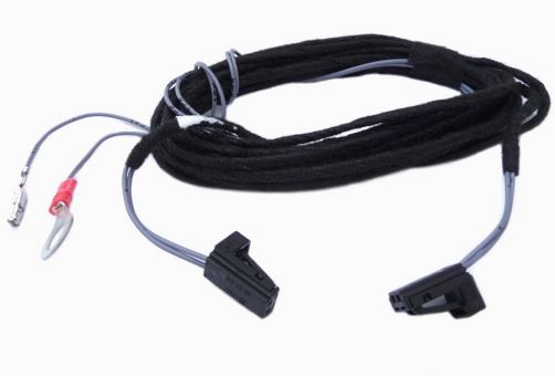 Kabelsatz kompatibel zu A4 8K A5 8T Q5 8R LED Fußraumbeleuchtung vorn Kabelsatz zur Nachrüstung 