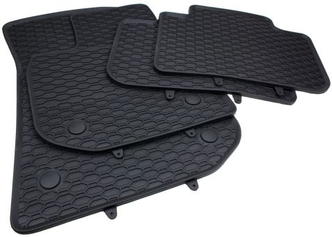 Gummimatten passend für BMW X3 (G01) X4 (G02) iX3 (G08) Fußmatten Allwetter Premium Qualität 4-teilig schwarz 