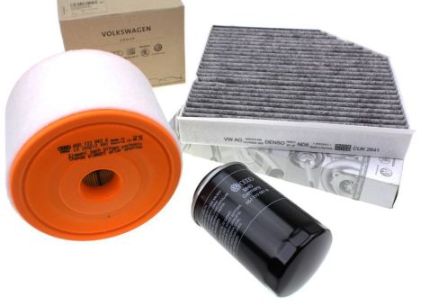 Original Audi Inspektionspaket Filter A6 4G 2.0L TFSI Benzin Motor Service 3-teilig 4-Zylinder 