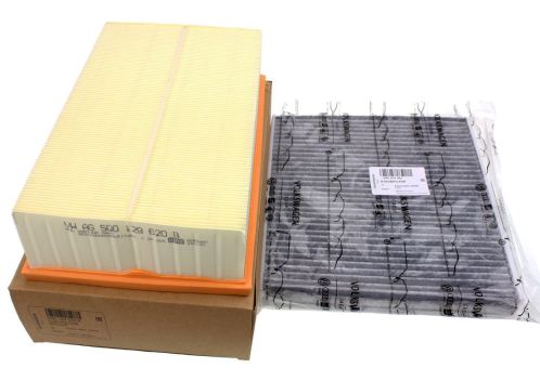 Original Filterpaket Audi A3 VW Golf 7 Touran Tiguan Passat A3 TT Caddy Sportsvan Luftfilter Motor Pollenfilter im Set 