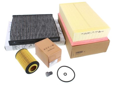Original Skoda Octavia III (5E) SuperB (3V) Seat Leon (5F) Inspektionspaket TDI Filter 1.6L 2.0L Dieselmotor klein 3-teilig 