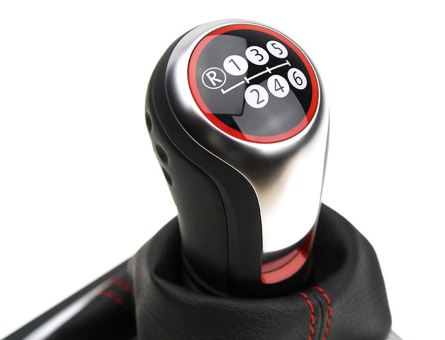 OEM DSG Schaltknauf Leder Schalthebel VW Golf 6 VI 5K Scirocco schwarz  Automatik