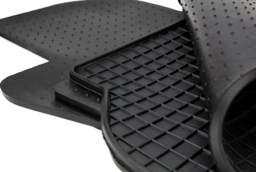 kfz-premiumteile24 KFZ-Ersatzteile und Fußmatten Shop, Gummimatten passend  für Audi A6 C8 (4K) ab 2018 A7 Sportback Fußmatten Allwetter in Premium  Qualität Matten schwarz