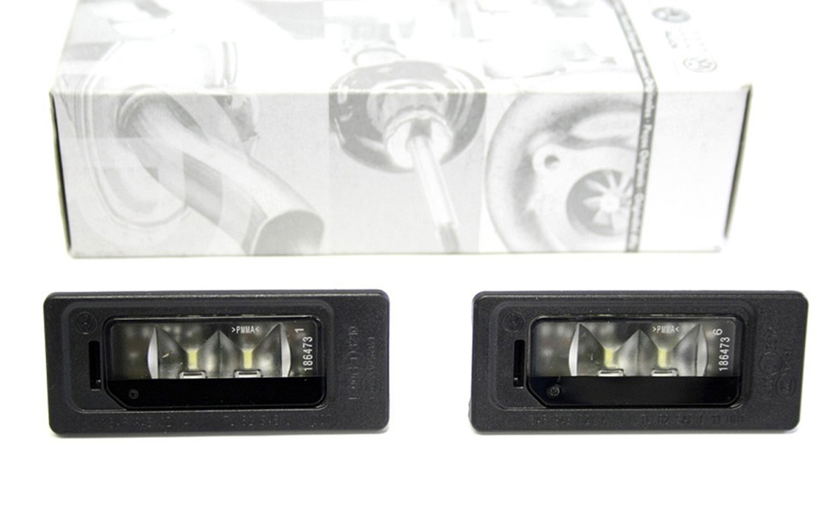 LED Kennzeichenbeleuchtung für VW Touareg, Tiguan, Golf V, Variant