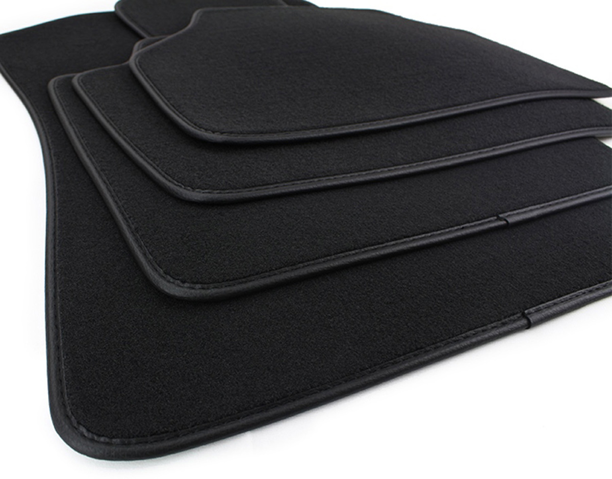 kfz-premiumteile24 KFZ-Ersatzteile und Fußmatten (F26) online Premium Autoteppich X4 schwarz passend 4-teilig Shop X3 (F25) Einfassband Qualität Velours für kaufen Blitzversand Fußmatten | | BMW Leder