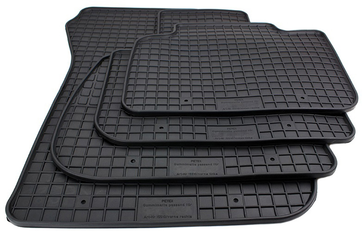 Gummi-Fußmatten schwarz für BMW X6 Bj 08.19