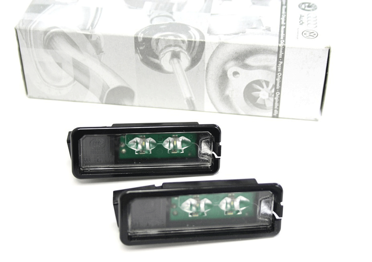LLCTOOLS - Nummernschildbeleuchtung Langlebig & Effizient -  Kennzeichenleuchte LED kompatibel mit VW Golf 4/5/6 & mehr - Hochwertige  Canbus LED